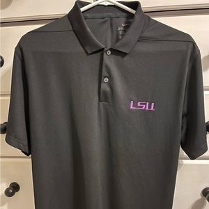 Nike LSU Dri Fit men’s collared shirt